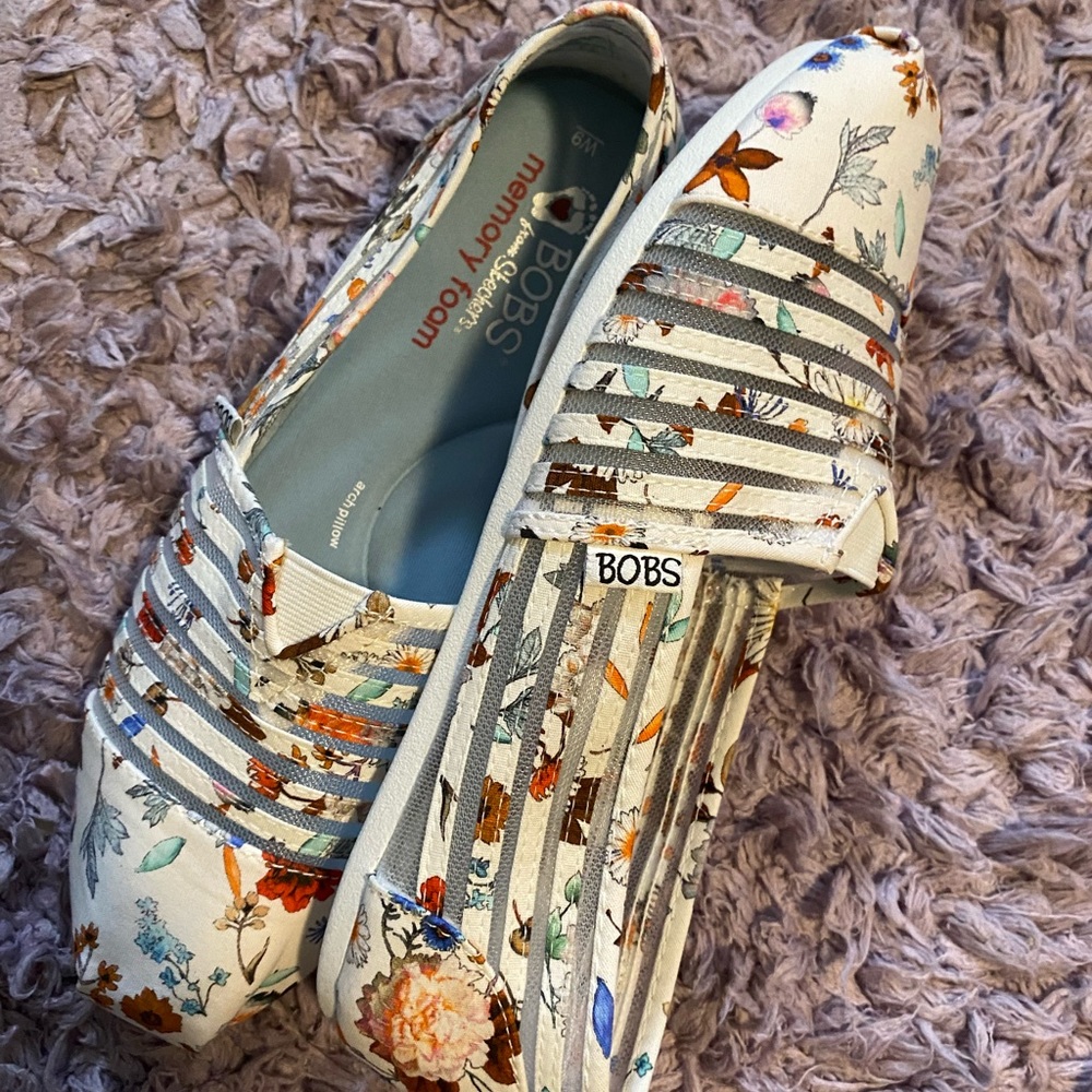 Bob’s memory foam slip ons
